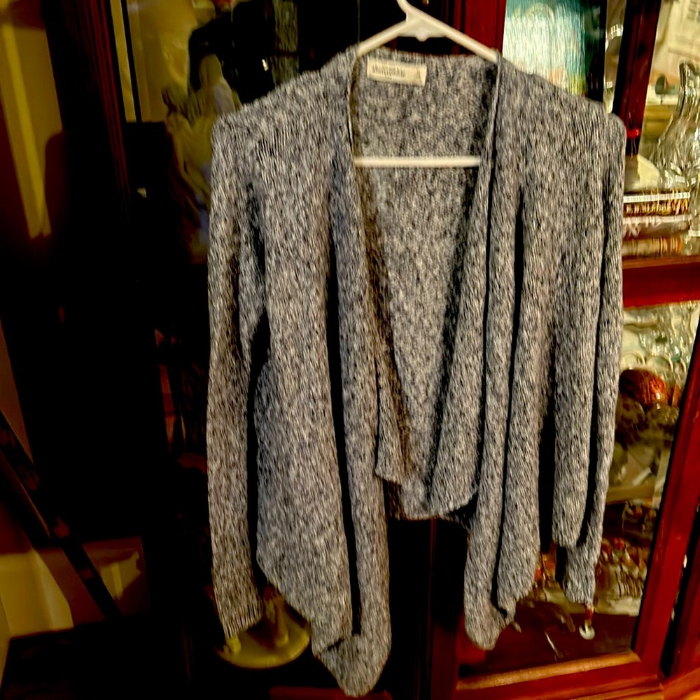 Abercrombie kids cardigan girls XL blue and grey color